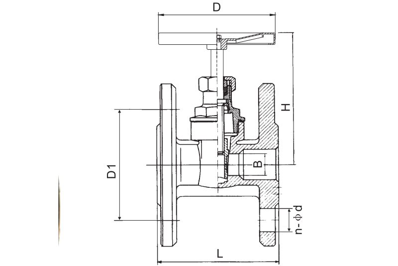 黃銅法蘭閘閥 Z45W-16T