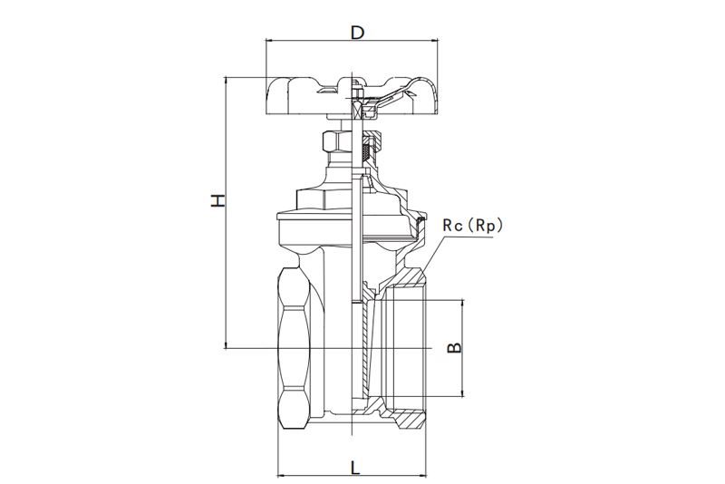 黃銅閘閥 Z15W-16T