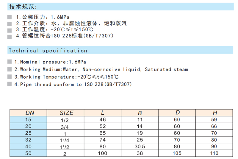 黃銅截止閥 J11W-16T