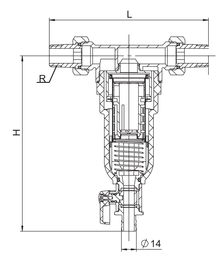 黃銅反沖洗過(guò)濾器 SY21-16T